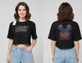 Classic Mickey Mouse Graphic Crop Top – Soft Cotton Top Tee