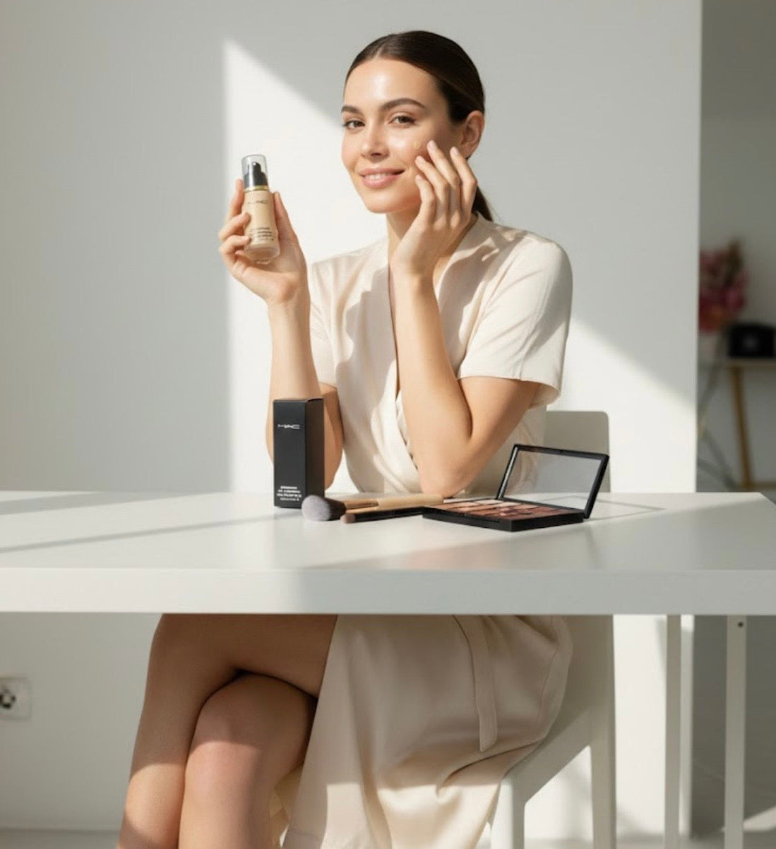 MAC Matchmaster SPF 15 Foundation - Long-Wear, Natural Finish, Smart-Shade Liquid Makeup