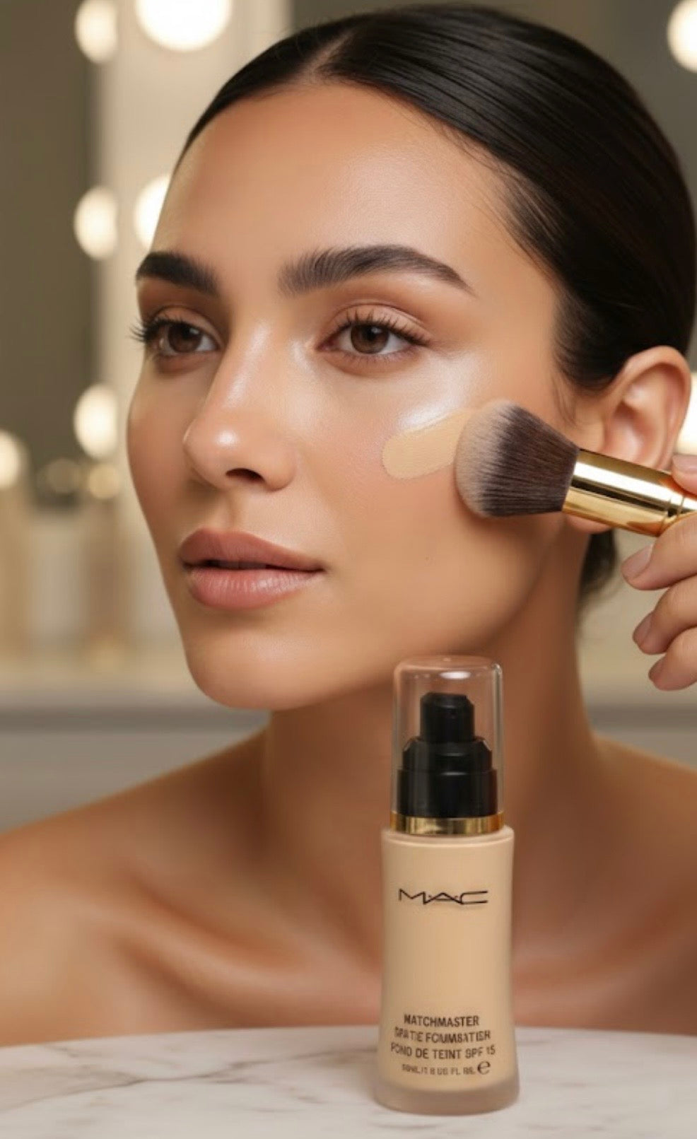 MAC Matchmaster SPF 15 Foundation - Long-Wear, Natural Finish, Smart-Shade Liquid Makeup