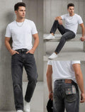 Effortless Italian Luxury: Gucci Straight-Leg Jeans in Black