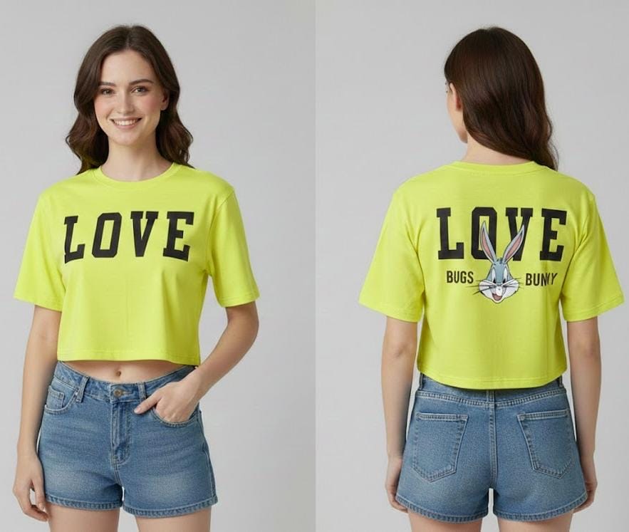 Love at First Hop! Bugs Bunny Edition Crop Tee