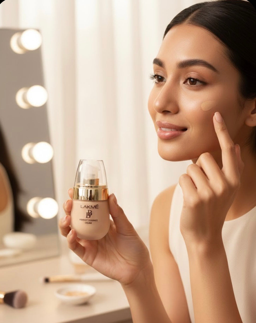 Lakme BB Perfect Radiance cream Foundation Get Free (Lakme Eyeconic Kajal Deep Black Long Lasting).