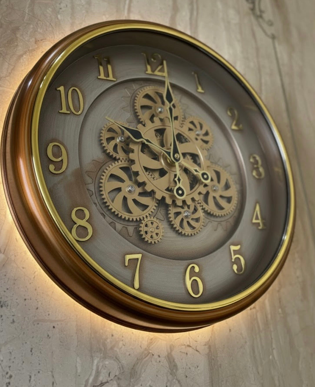 The Majestic Moving Gear Wall Clock