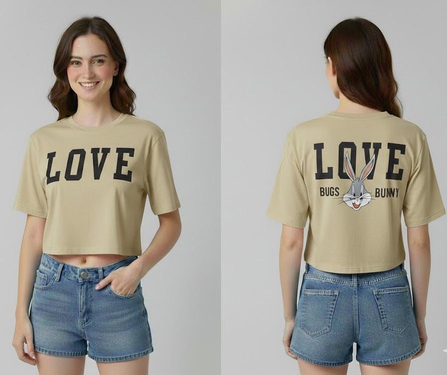 Love at First Hop! Bugs Bunny Edition Crop Tee