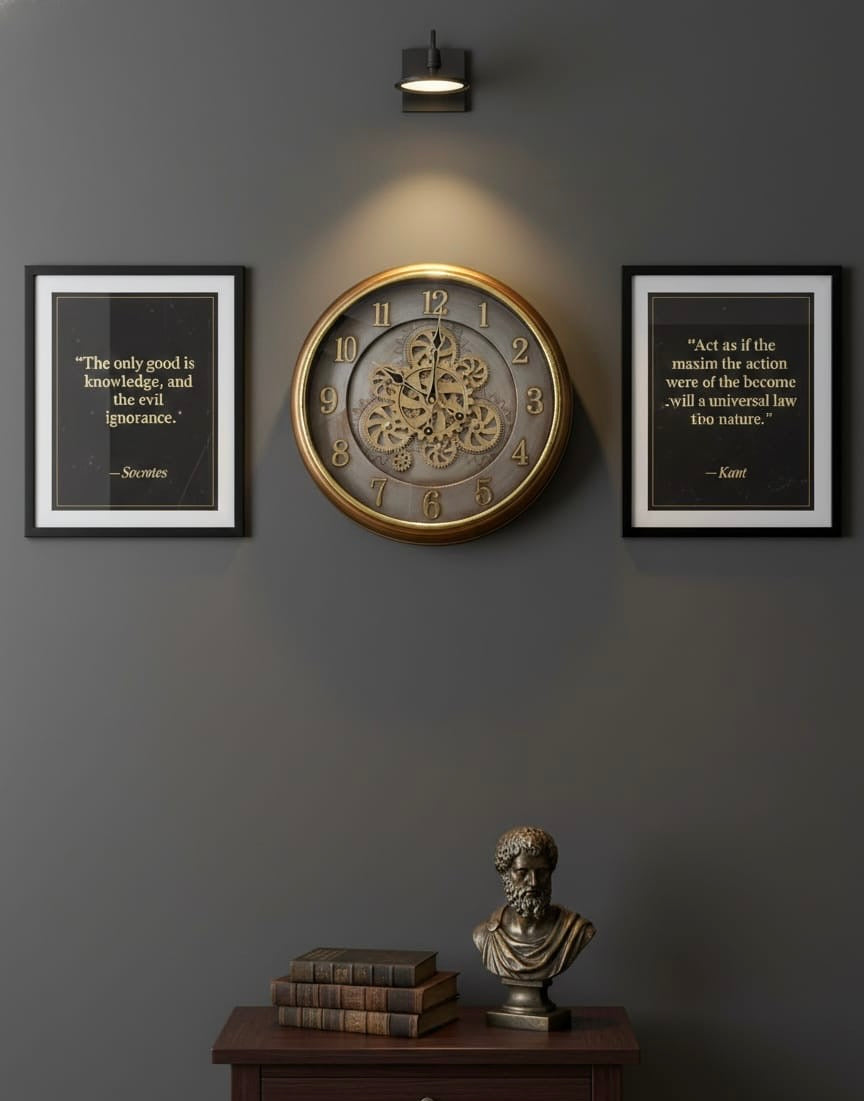 The Majestic Moving Gear Wall Clock